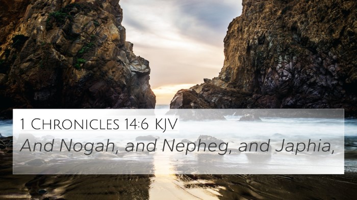 1 Chronicles 14:6 KJV 4K Wallpaper - And Nogah, and Nepheg, and - 4K Wallpaper Bible Verse