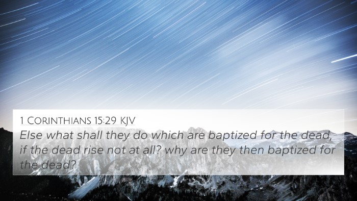 1 Corinthians 15:29 KJV 4K Wallpaper - Else what shall they do which are baptized for - 4K Wallpaper Bible Verse