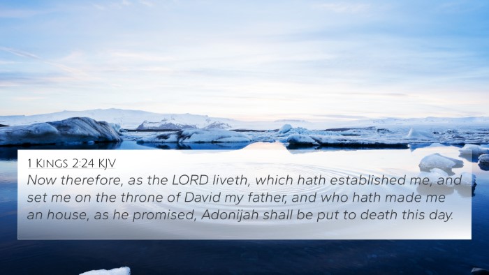 1 Kings 2:24 KJV Bible Verse Image