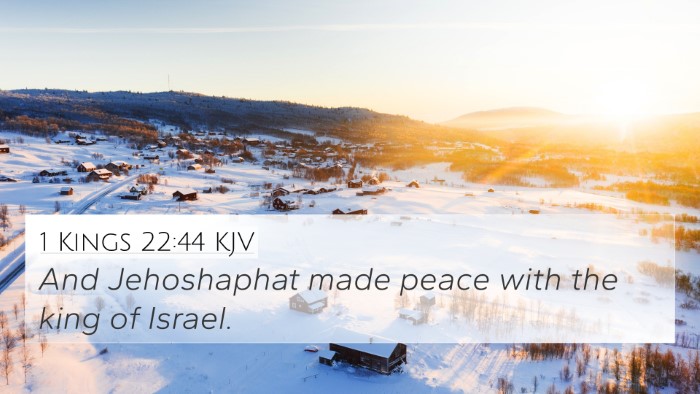 1 Kings 22:44 KJV Bible Verse Image