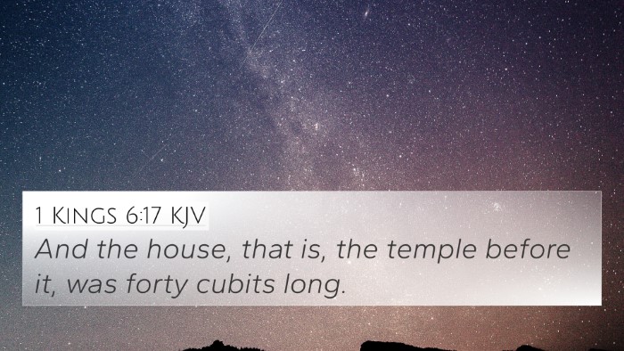 1 Kings 6:17 KJV 4K Wallpaper - And the house, that is, the temple before it, was - 4K Wallpaper Bible Verse