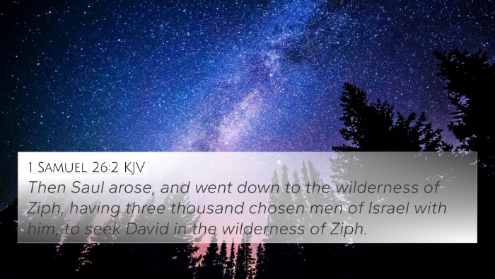 1 Samuel 26:2 KJV Bible Verse Image