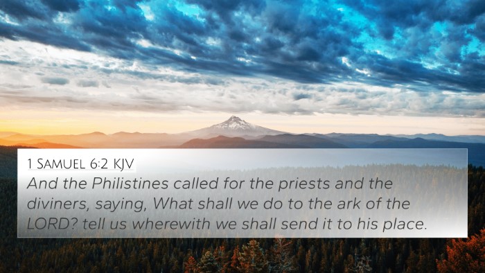 1 Samuel 6:2 KJV 4K Wallpaper - And the Philistines called for the priests and - 4K Wallpaper Bible Verse