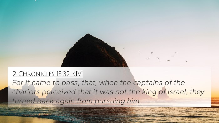 2 Chronicles 18:32 KJV 4K Wallpaper - For it came to pass, that, when the captains of - 4K Wallpaper Bible Verse
