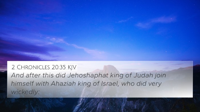 2 Chronicles 20:35 KJV Bible Verse Image