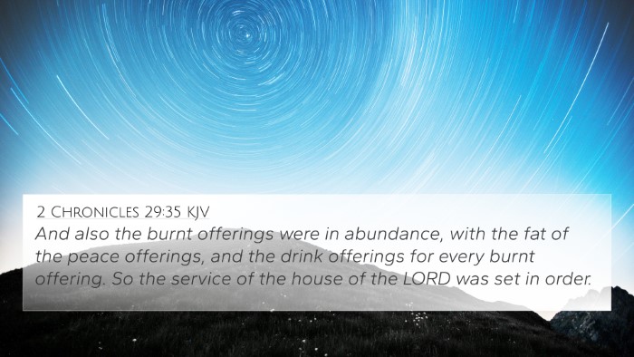 2 Chronicles 29:35 KJV 4K Wallpaper - And also the burnt offerings were in abundance, - 4K Wallpaper Bible Verse