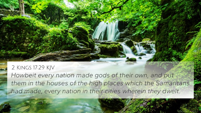 2 Kings 17:29 KJV Bible Verse Image