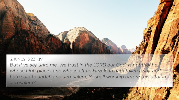 2 Kings 18:22 KJV Bible Verse Image
