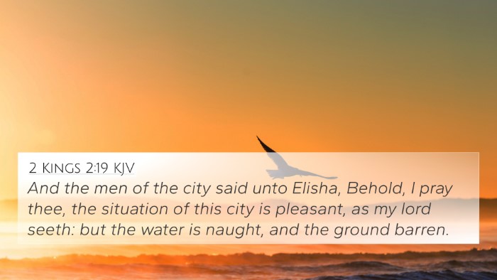 2 Kings 2:19 KJV Bible Verse Image