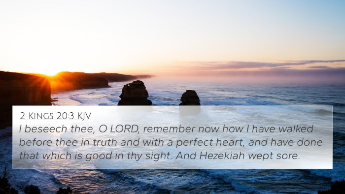 2 Kings 20:3 KJV Bible Verse Image