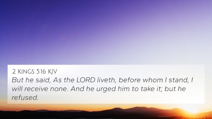 2 Kings 5:16 KJV Bible Verse Image