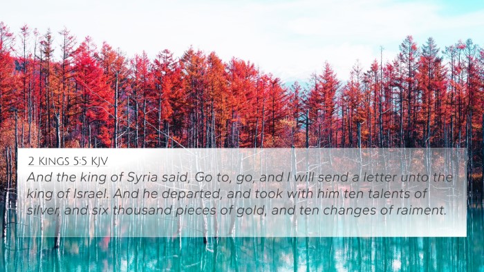 2 Kings 5:5 KJV Bible Verse Image