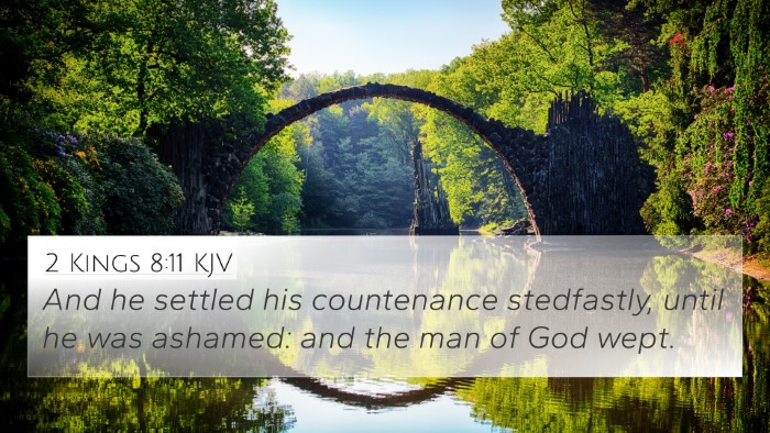 2 Kings 8:11 KJV Bible Verse Image