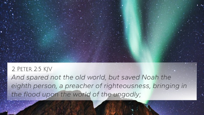 2 Peter 2:5 KJV Bible Verse Image