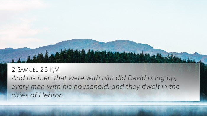 2 Samuel 2:3 KJV Bible Verse Image
