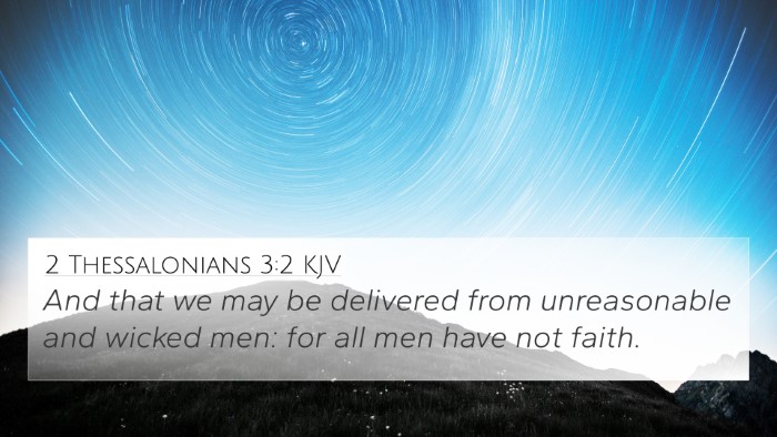 2 Thessalonians 3:2 KJV Bible Verse Image