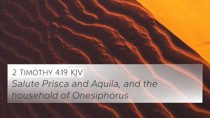 2 Timothy 4:19 KJV Bible Verse Image