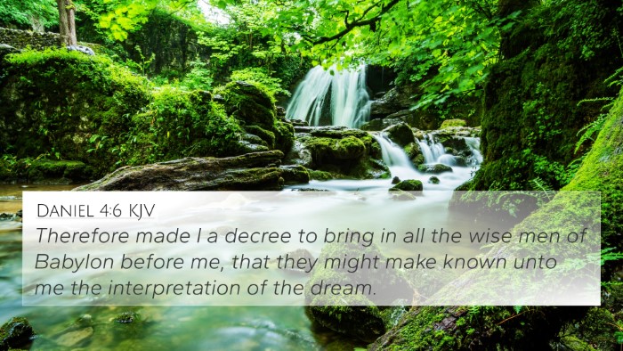 Daniel 4:6 KJV Bible Verse Image