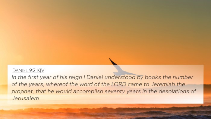 Daniel 9:2 KJV Bible Verse Image