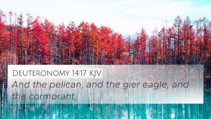 Deuteronomy 14:17 KJV 4K Wallpaper - And the pelican, and the gier eagle, and the - 4K Wallpaper Bible Verse