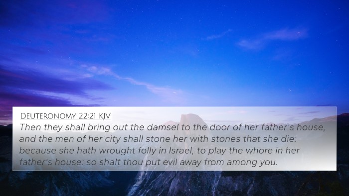 Deuteronomy 22:21 KJV Bible Verse Image