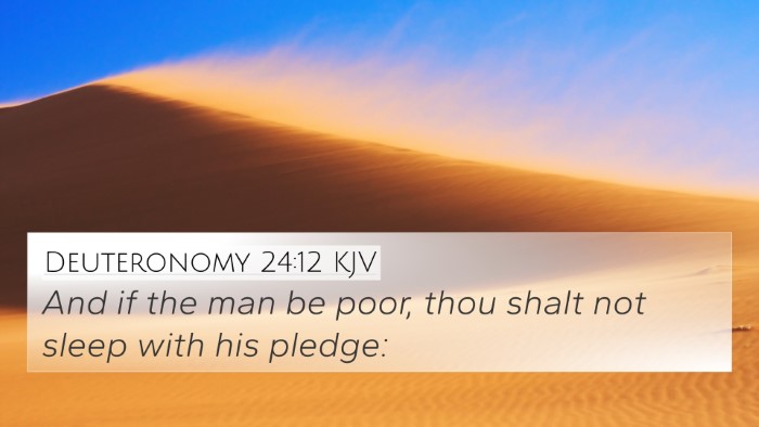 Deuteronomy 24:12 KJV Bible Verse Image