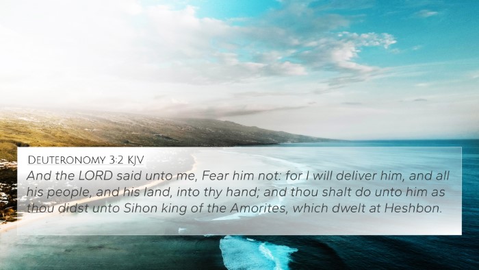Deuteronomy 3:2 KJV Bible Verse Image