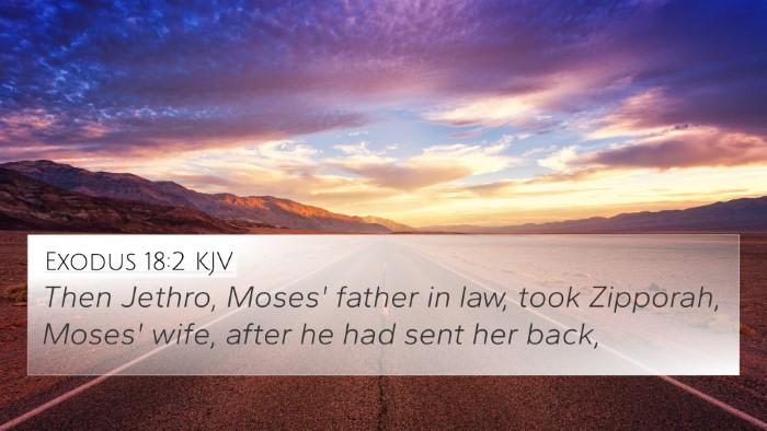 Exodus 18:2 KJV Bible Verse Image