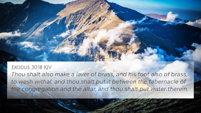 Exodus 30:18 KJV Bible Verse Image
