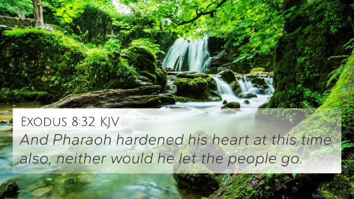 Exodus 8:32 KJV Bible Verse Image