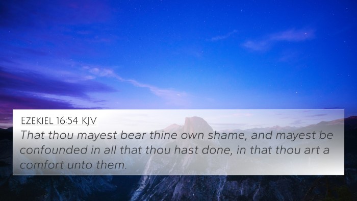 Ezekiel 16:54 KJV Bible Verse Image