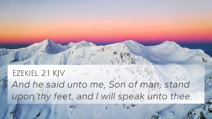 Ezekiel 2:1 KJV Bible Verse Image