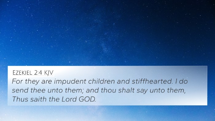 Ezekiel 2:4 KJV Bible Verse Image