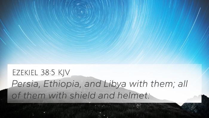 Ezekiel 38:5 KJV Bible Verse Image