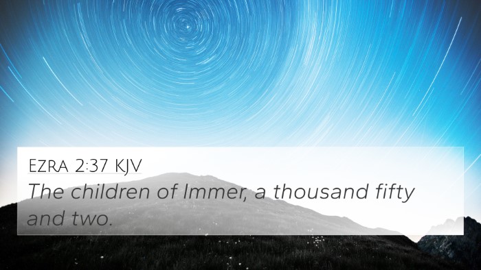 Ezra 2:37 KJV Bible Verse Image