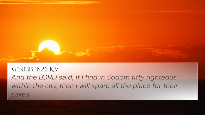 Genesis 18:26 KJV 4K Wallpaper - And the LORD said, If I find in Sodom fifty - 4K Wallpaper Bible Verse