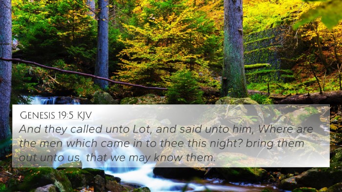 Genesis 19:5 KJV 4K Wallpaper - And they called unto Lot, and said unto him, - 4K Wallpaper Bible Verse