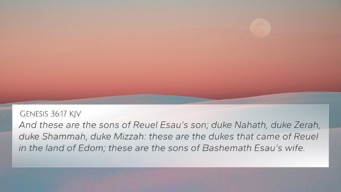 Genesis 36:17 KJV Bible Verse Image