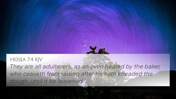 Hosea 7:4 KJV Bible Verse Image