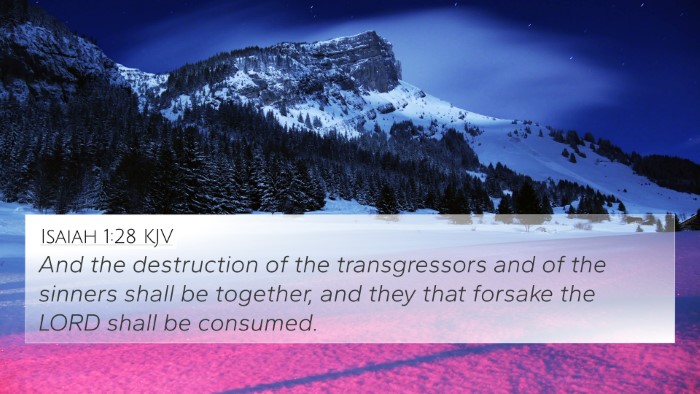 Isaiah 1:28 KJV Bible Verse Image
