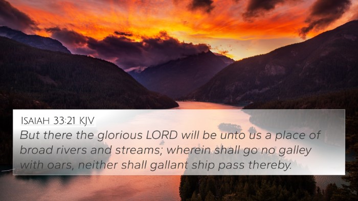 Isaiah 33:21 KJV Bible Verse Image