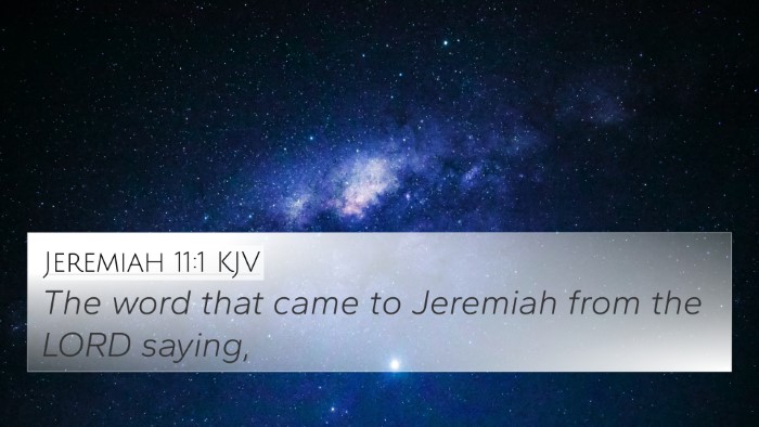 Jeremiah 11:1 KJV 4K Wallpaper - The word that came to Jeremiah from the LORD - 4K Wallpaper Bible Verse