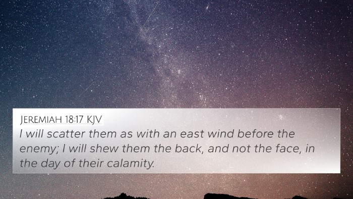 Jeremiah 18:17 KJV Bible Verse Image