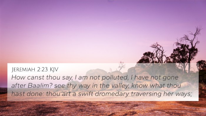Jeremiah 2:23 KJV Bible Verse Image