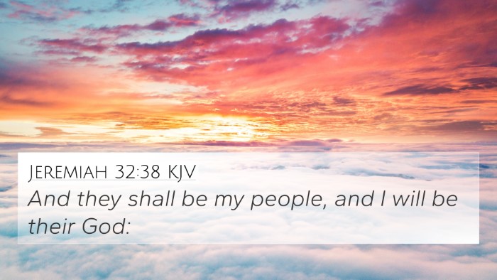 Jeremiah 32:38 KJV Bible Verse Image