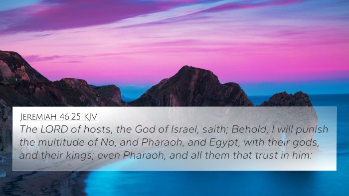 Jeremiah 46:25 KJV Bible Verse Image