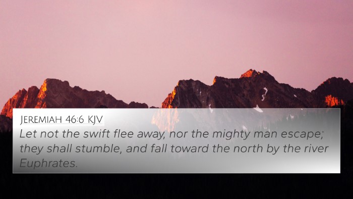 Jeremiah 46:6 KJV Bible Verse Image