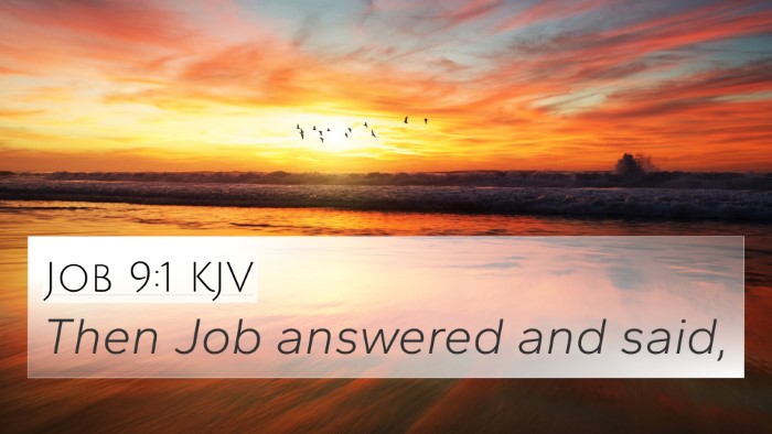 Job 9:1 KJV 4K Wallpaper - Then Job answered and - 4K Wallpaper Bible Verse