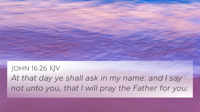 John 16:26 KJV Bible Verse Image
