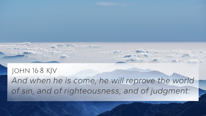 John 16:8 KJV Bible Verse Image